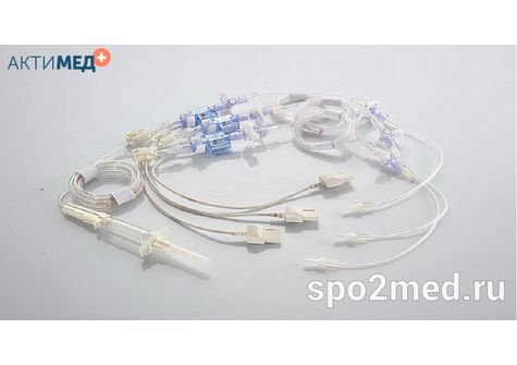 Датчик (трансдьюсер) для инвазивного измерения артериального и венозного давления, трехканальный преобразователь.