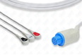 2395S-I Кабель пациента ЭКГ, Datex Ohmeda, трехэлектродный отведения (I,II,III), кнопочный тип, 2395S-I_01