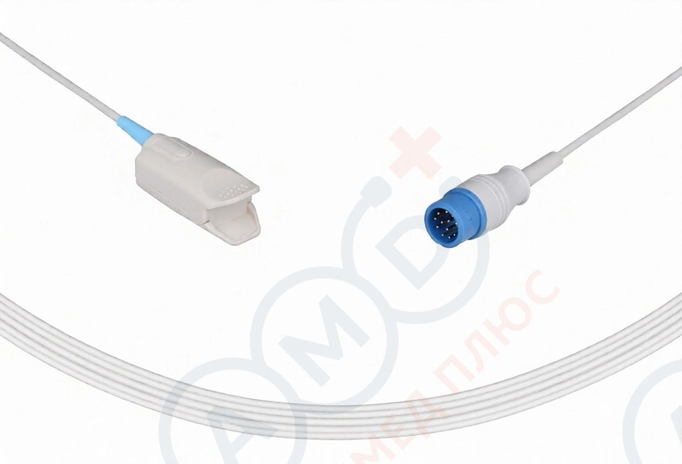[HTM400-35D] Датчик пульсоксиметрический для подключения пациента к монитору, многоразовый, Comen (WQ-004) 1