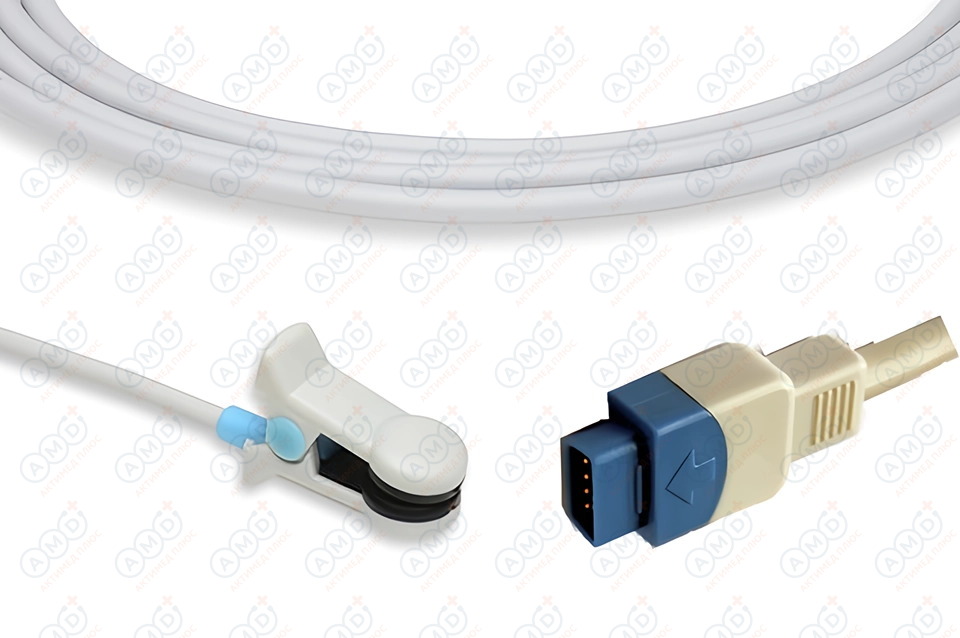 U110-75(RU3) (U903-117) Датчик пульсоксиметрический, многоразовый, Datex Ohmeda TruSat, взрослый U903-117_01_out