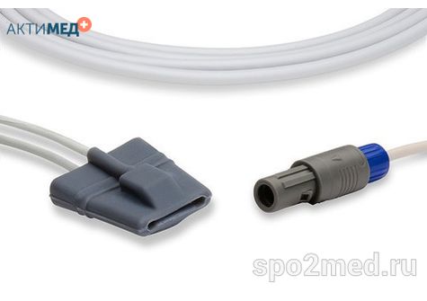 Датчик пульсоксиметрический для подключения пациента к монитору, многоразовый, Mindray, педиатрический (15 - 40кг), тип "мягкий, силиконовый", длина кабеля 3,0 м, междун. марк: U110S-29