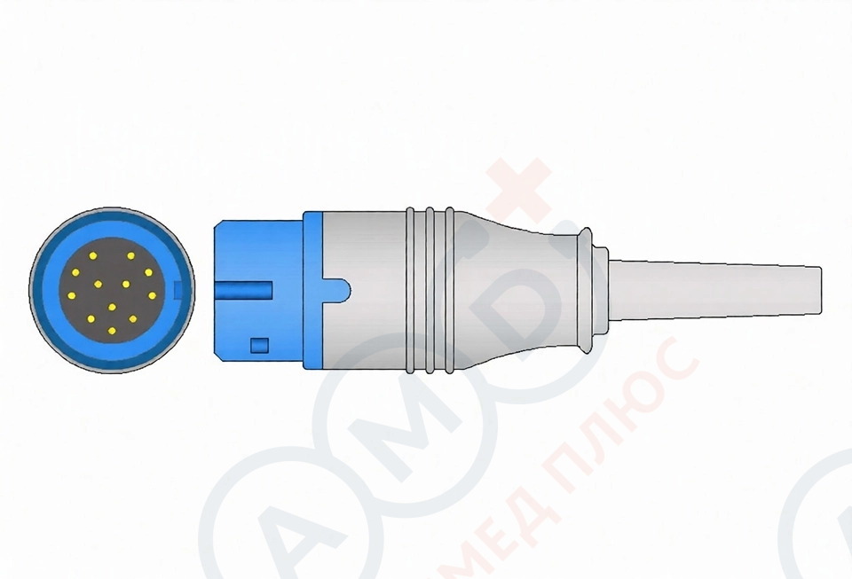 [HTM400-35D] Датчик пульсоксиметрический для подключения пациента к монитору, многоразовый, Comen (WQ-004) 2
