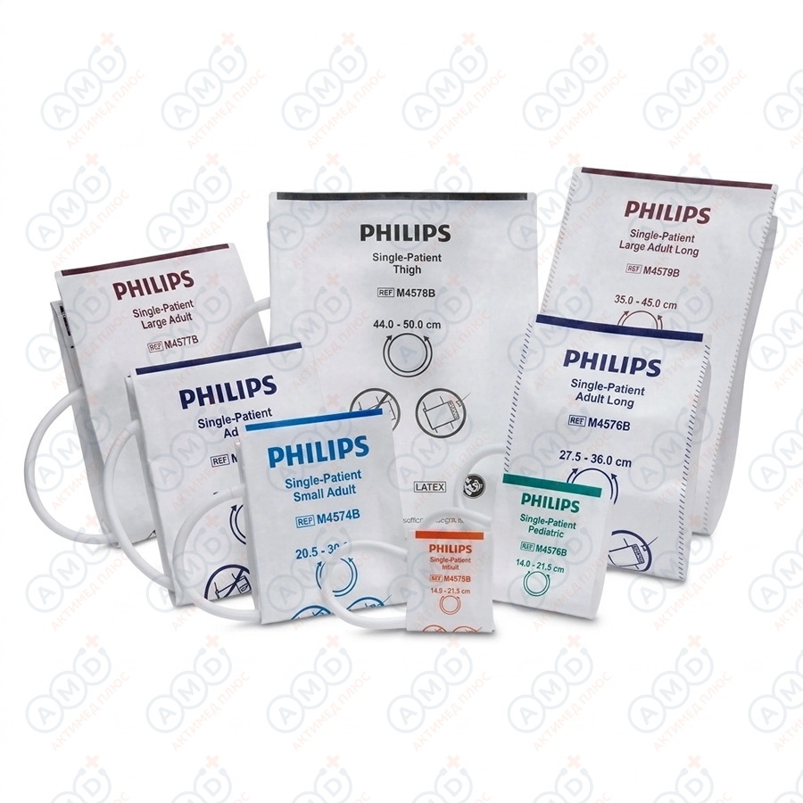 [M4572B] Манжета НИАД, одноразовая, мягкая, Philips, M4572B