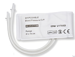 U1685D, Манжета НИАД, одноразовая, 8.9-15см, №5, 2 трубки