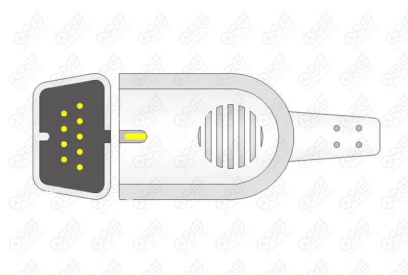 [U110S-12 (RU2)*(U105S-16)] Датчик пульсоксиметрический многоразовый, Nihon Kohden, педиатрический U105S-16