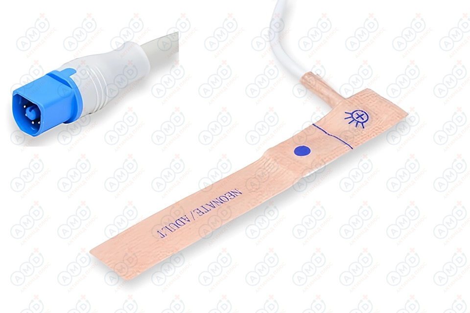 U523-06 (RU) (U543-91) Датчик пульсоксиметрический, одноразовый, Philips, неонатальный взрослый U543-91_01_out