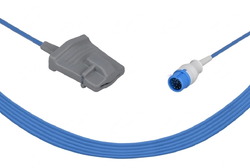 [HTM400S-35] HTM400S-35 Датчик пульсоксиметрический для подключения пациента к монитору, многоразовый, Comen, взрослый (более 40кг), тип "мягкий, силиконовый", длина кабеля 3.0м, междун. марк: HTM400S-35