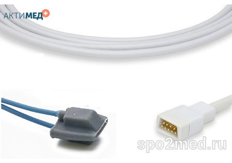 Датчик пульсоксиметрический для подключения пациента к монитору, многоразовый, BCI, детский (3 - 15кг), тип "мягкий, силиконовый",  длина кабеля 1.1м, междун. марк: U203S-06