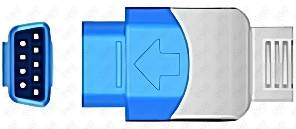 U110-75(RU3) (U903-117) Датчик пульсоксиметрический, многоразовый, Datex Ohmeda TruSat, взрослый U903-117_02_out