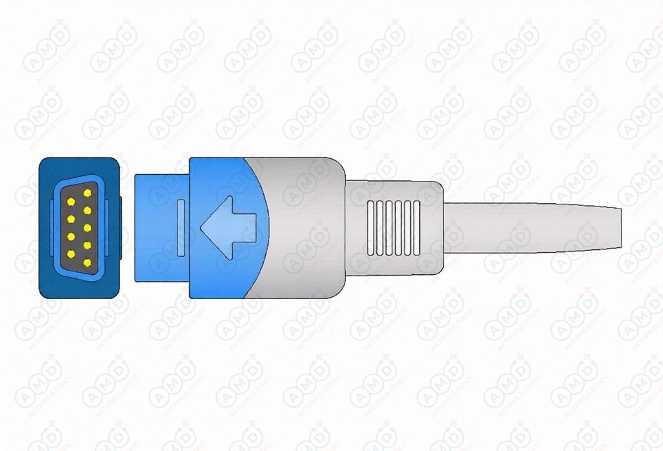 [U810-75 (RU2)* (U803-117)] U810-75 Датчик пульсоксиметрический многоразовый, Datex Ohmeda TruSat, универсальный U803-117 