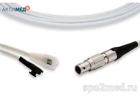 Датчик пульсоксиметрический для подключения пациента к монитору, многоразовый, Dinamap, универсальный (более 1 кг), тип "У-образный", длина кабеля 3.0м, междун. марк: U810-10											
