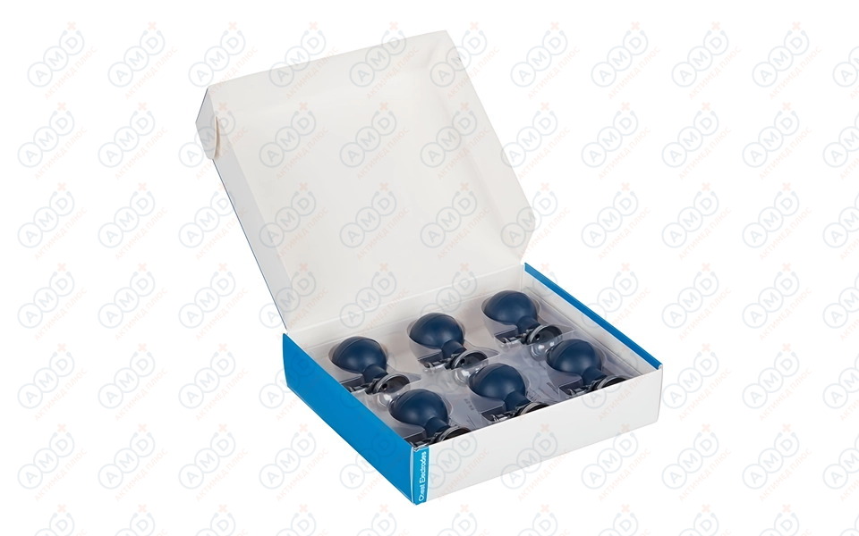 0101010 Комплект электродов для ЭКГ грудных взросл. с винтом и зажимом, хлорид серебра D 22 24 мм, Евростандарт (6шт)_01_out